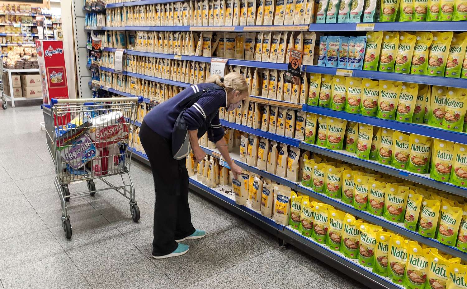 Las ventas en los supermercados tuvieron un incremento durante enero pasado.