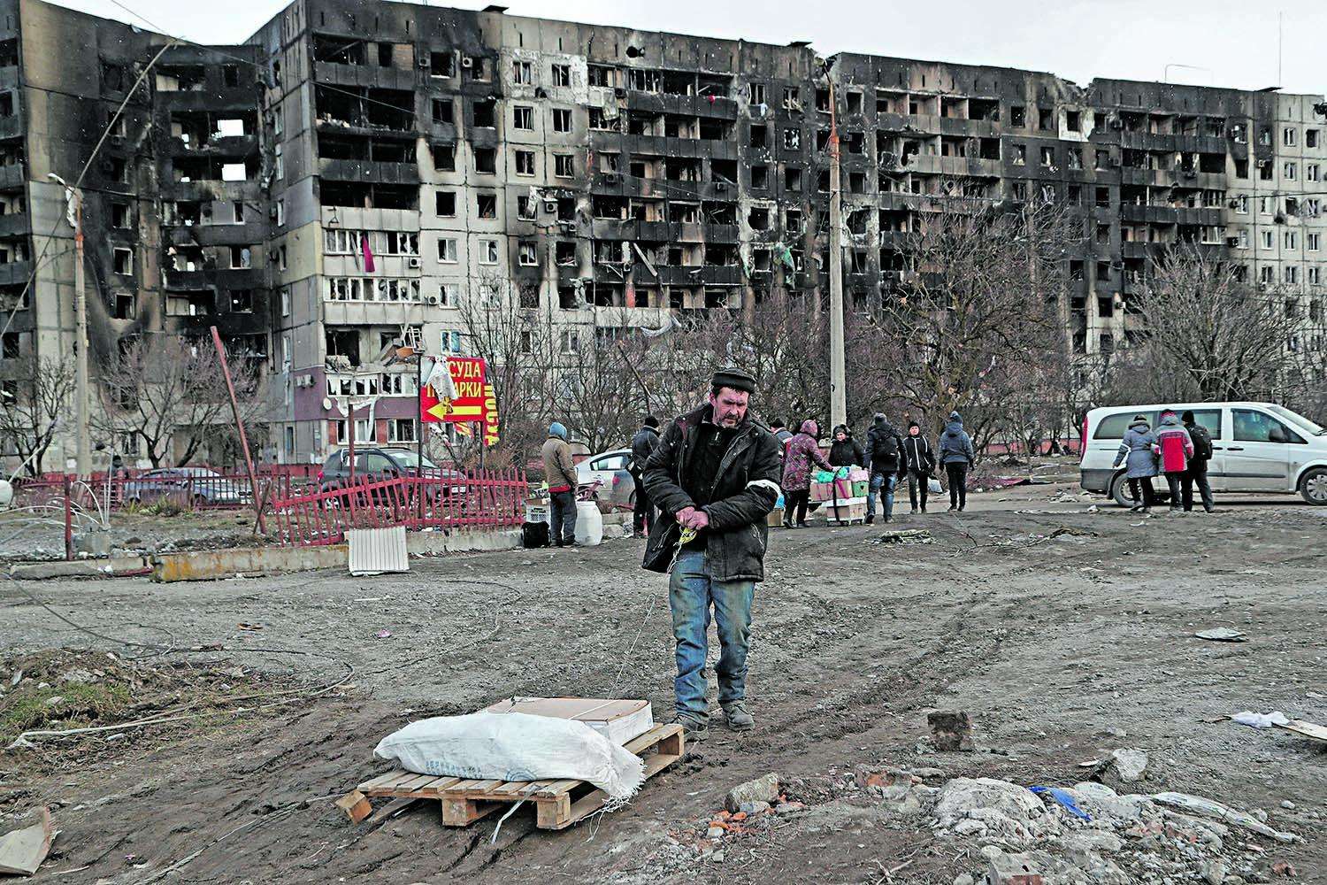 Mariupol es una de las ciudades más afectadas por los bombardeos.