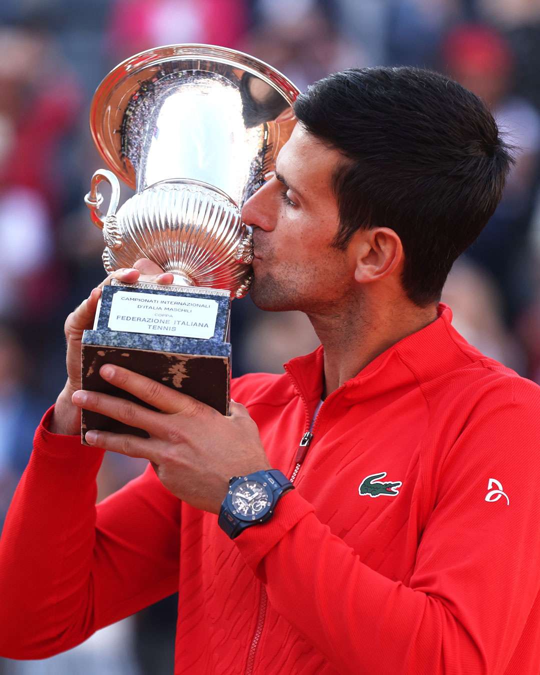 En Italia, Djokovic se hizo de su primer título del año