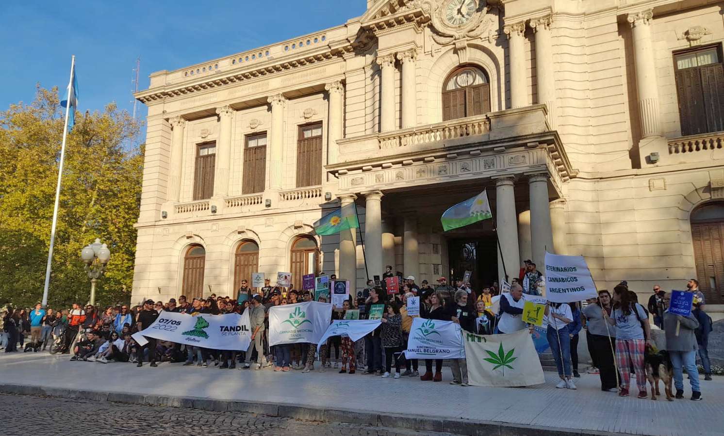“Liberen a la planta”, el grito que resonó en la marcha mundial de la marihuana en las calles de Tandil
