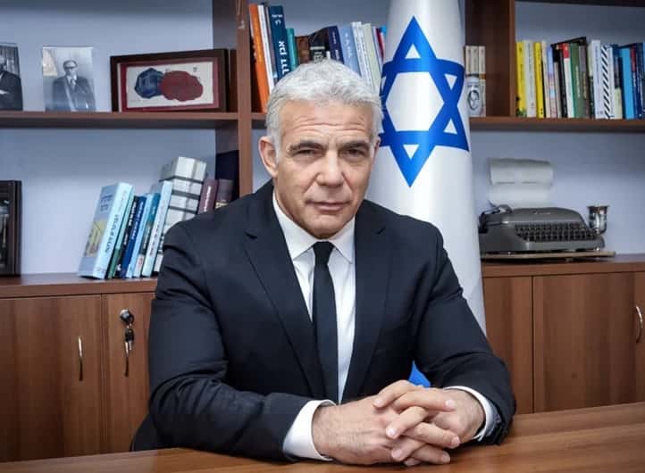 Yair Lapid, primer ministro interino.