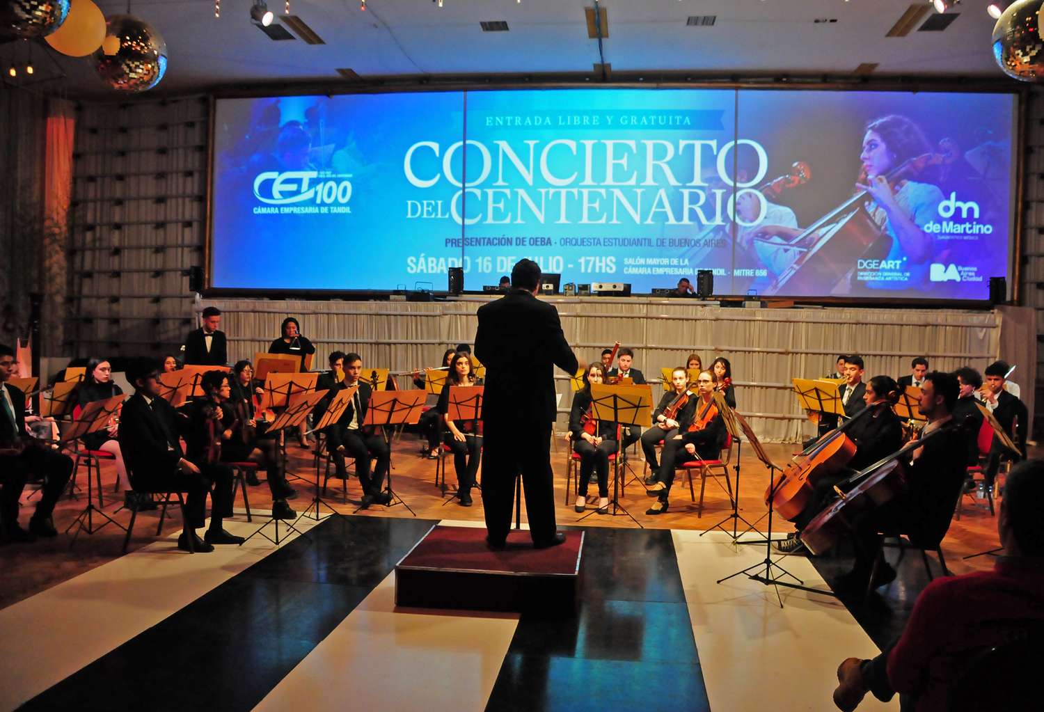 La Cámara Empresaria inició la cuenta regresiva al centenario con una prestigiosa presentación musical