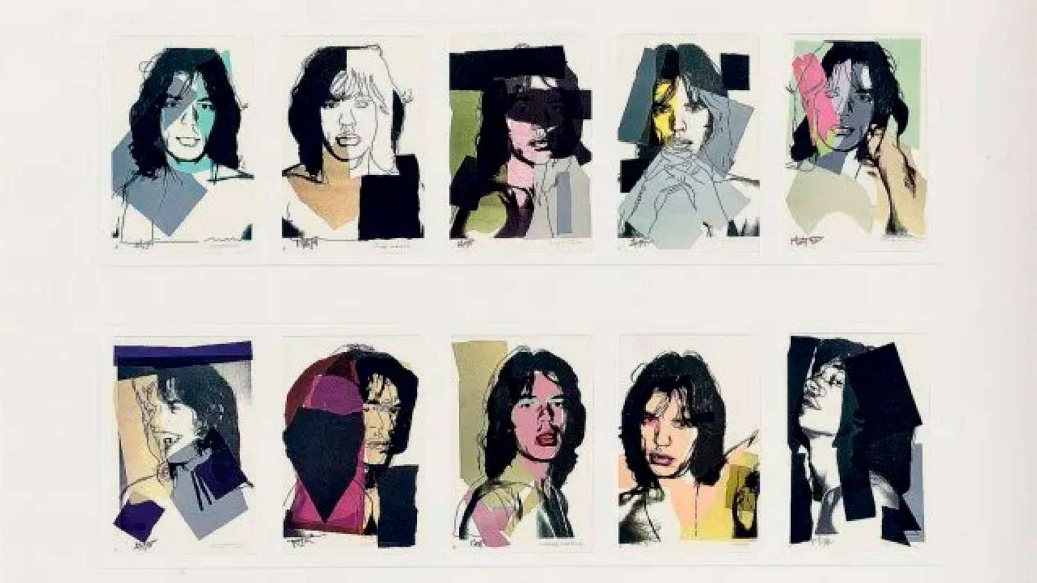 Un retrato de Mick Jagger realizado por Warhol dobló el valor de subasta ¿A cuánto se vendió?