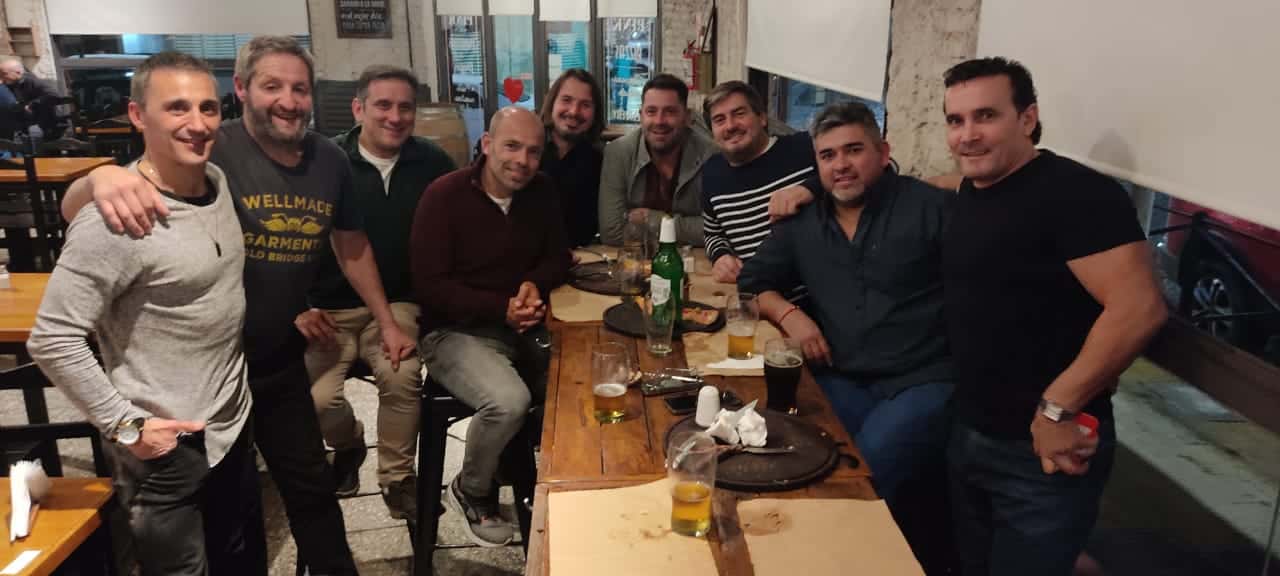 Luciano Godoy, Marcelo Urtiaga, Daniel Cisilino, Silvio Río, Marcelo Kabalín, Gastón Varela, Claudio Varales, David Ramos y Claudio Casero.