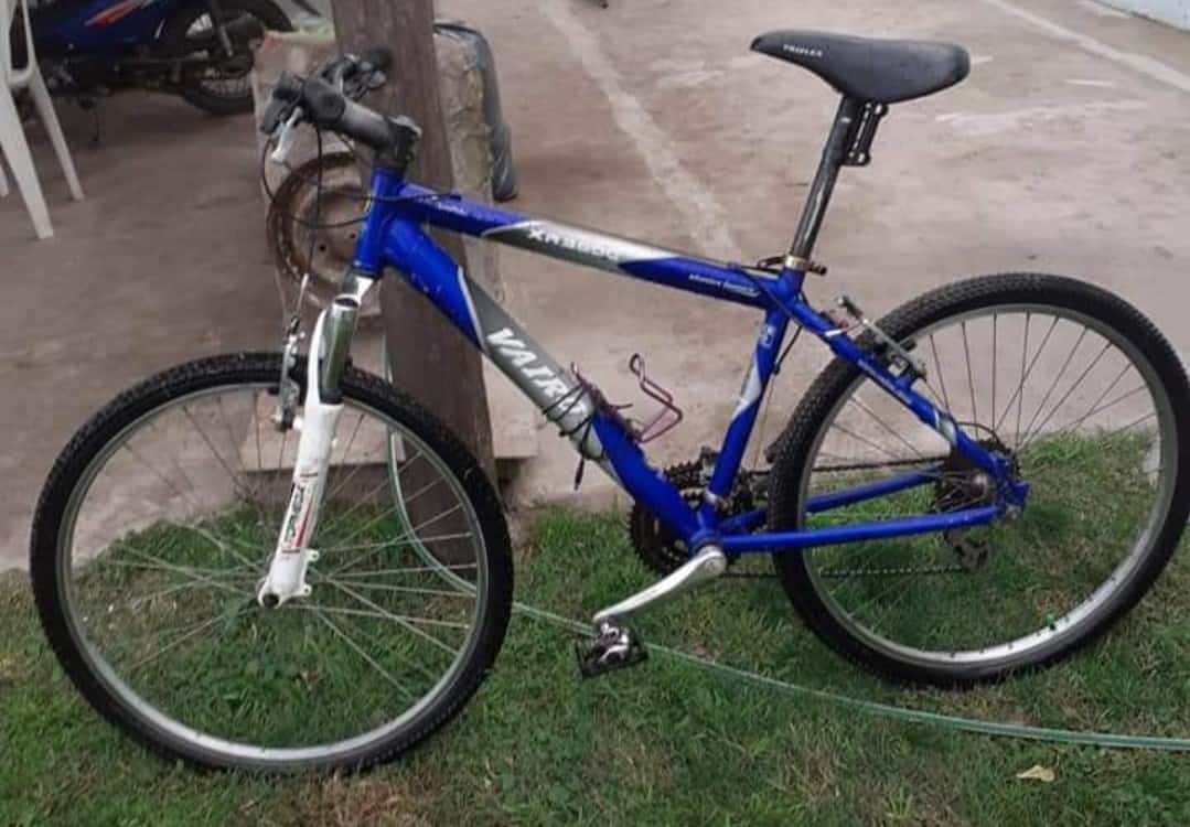 Saltaron un paredón y le robaron la bicicleta que le habían comprado a su hijo hace menos de un mes