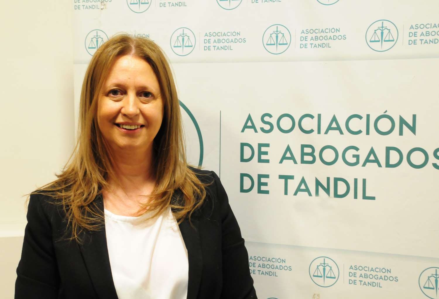 Gabriela Maña, actual presidenta de la Asociación de Abogados de Tandil.