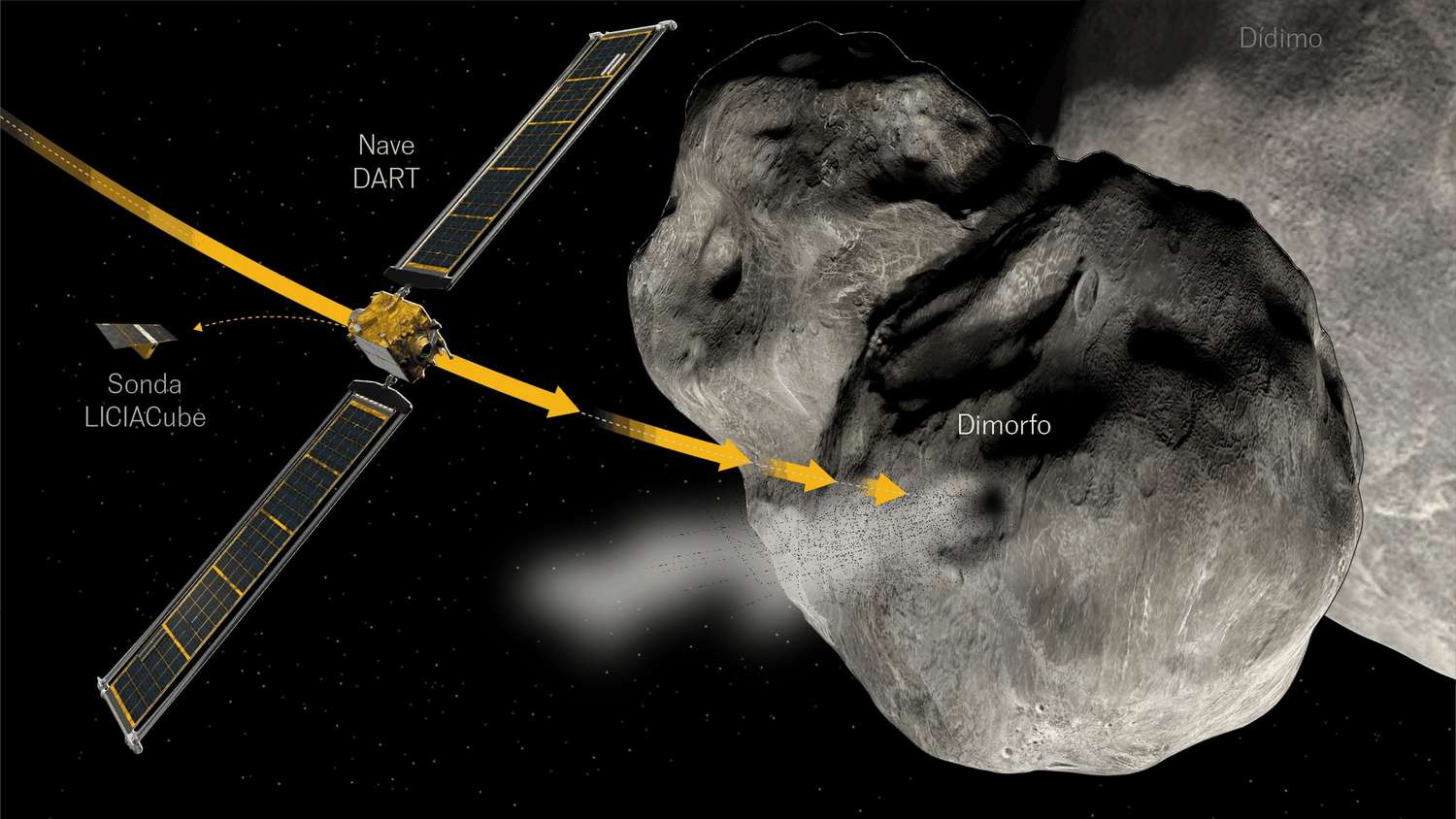 Por primera vez, la NASA intentará desviar la trayectoria de un asteroide con una "nave kamikaze"