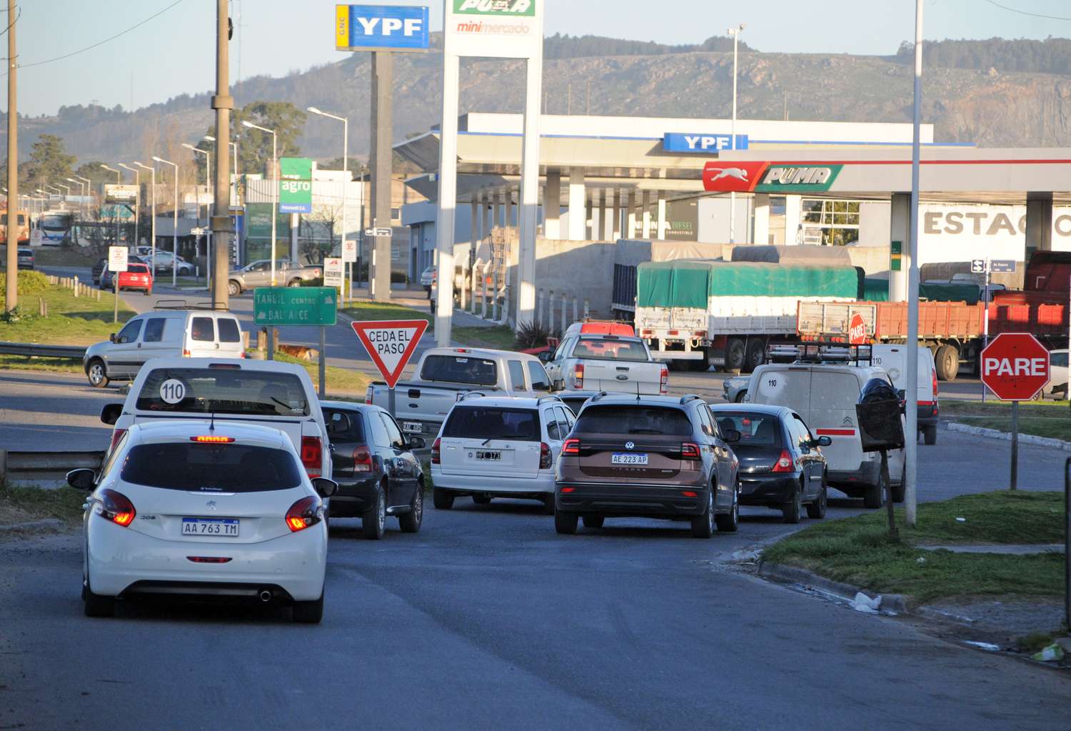 Desde el Bloque PRO solicitan el ordenamiento vehicular en la Ruta Nacional 226 y Actis
