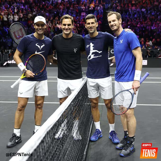 Nadal, Federer, Djokovic y Murray integran el equipo europeo.