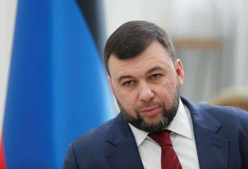 Denis Pushilin, líder separatista ucraniano.