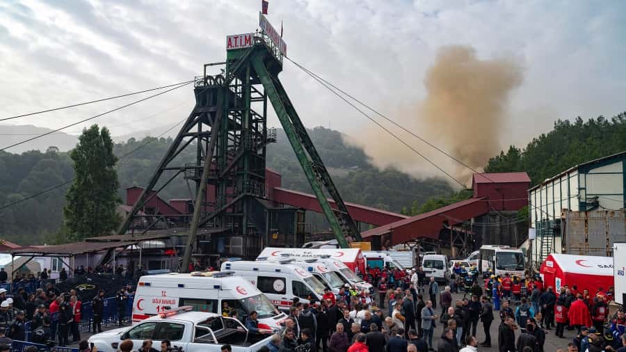 Murieron 41 personas por la explosión de una mina en Turquía
