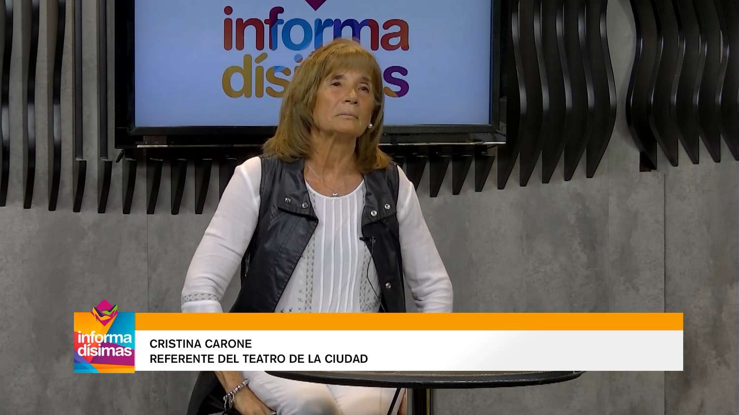 Cristina Carone referente del teatro en Informadísimas