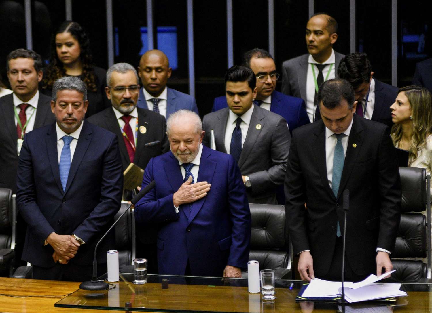 Lula prestó juramente ante la Legislatura.