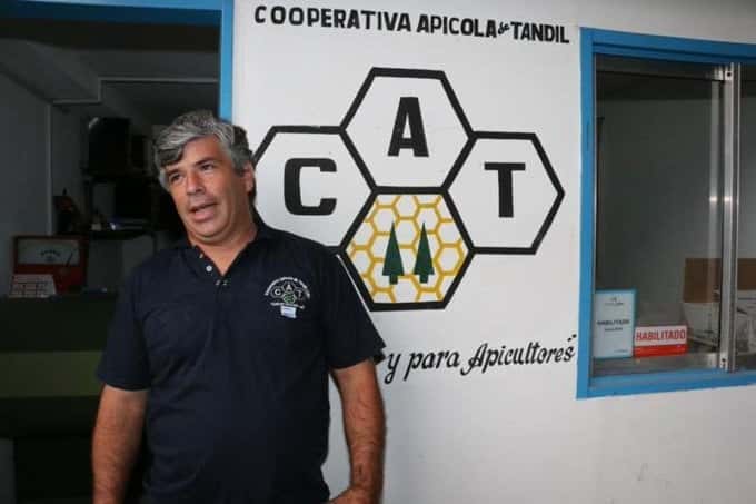 Gustavo Morteo, presidente de la Cooperativa Apícola de Tandil.