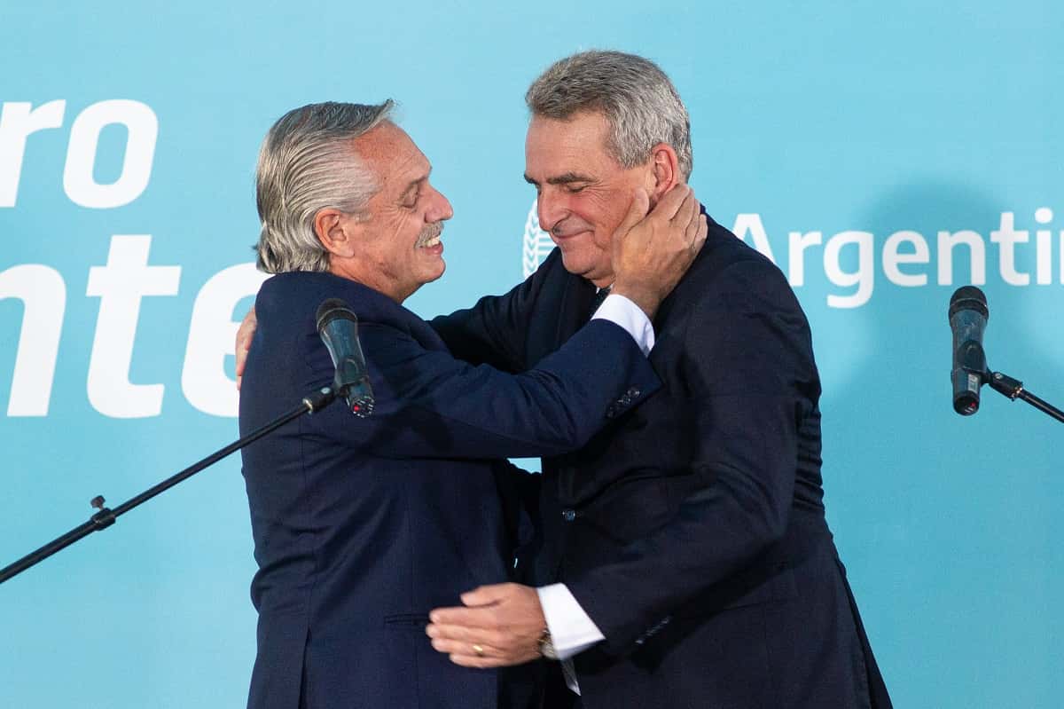 Alberto Fernández le dio la bienvenida oficial a Agustín Rossi como Jefe de Gabinete de Ministros