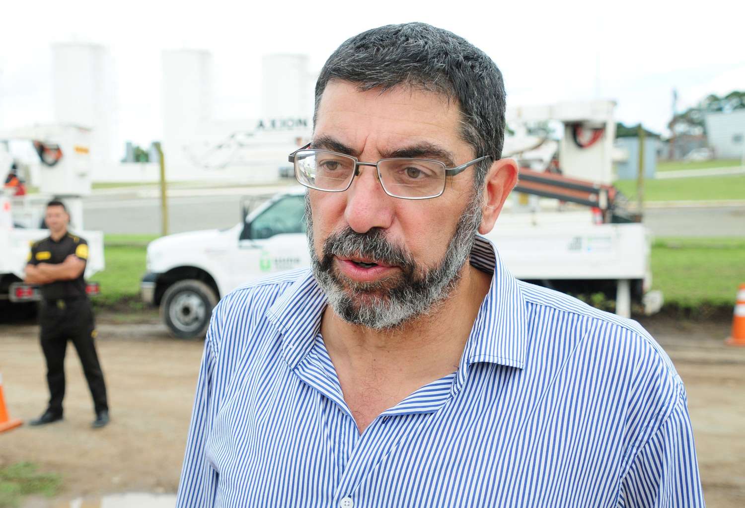 El gerente técnico de la Usina, Guillermo Saab.