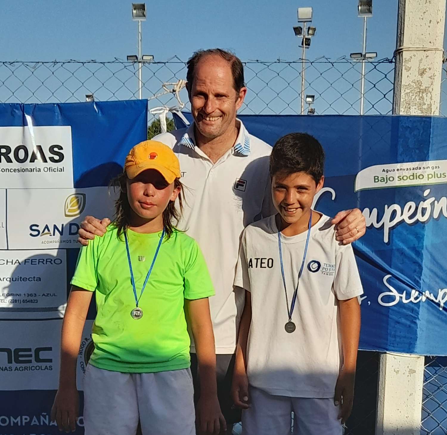 Mateo Gómez y Sebastián Poveda fueron semifinalistas en Azul.