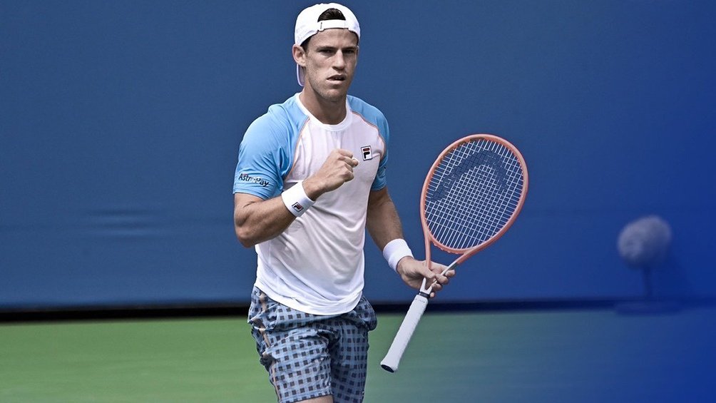 Schwartzman pudo festejar después de cuatro rápidas eliminaciones.