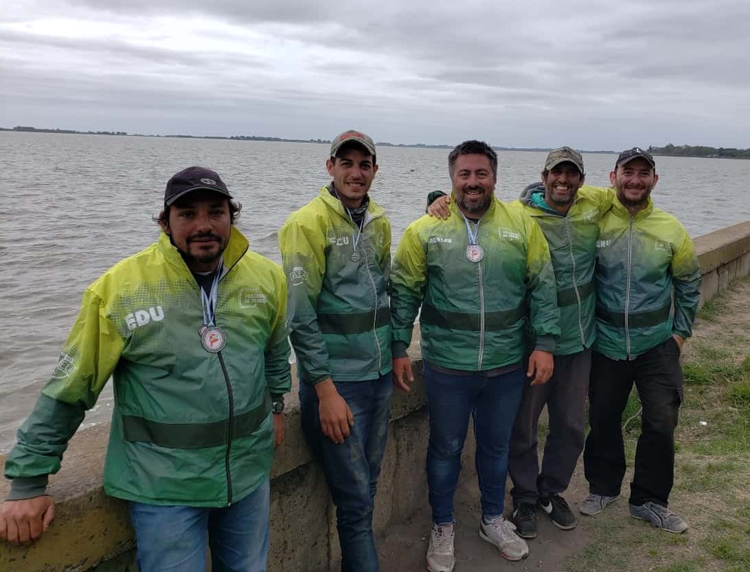 Los integrantes del equipo de Pescadores de Tandil.