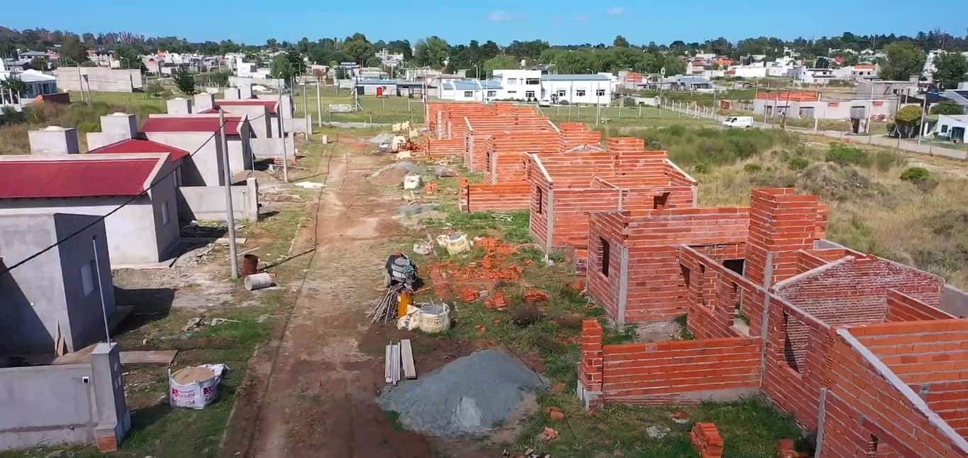 Con un video, la Provincia difundió cómo avanza la obra de 50 viviendas