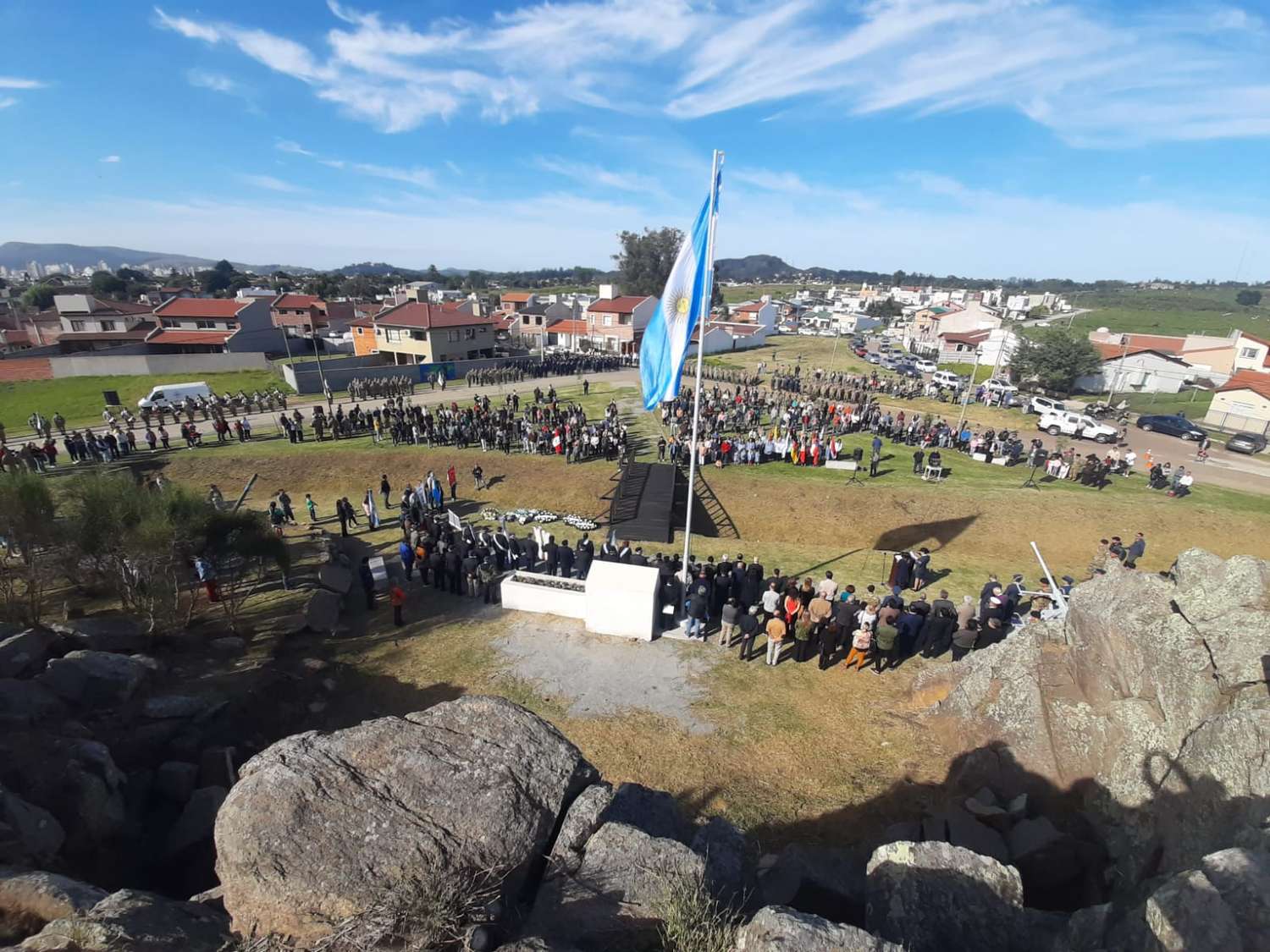 Con un acto protocolar, se recordó el 41° aniversario de la gesta de Malvinas