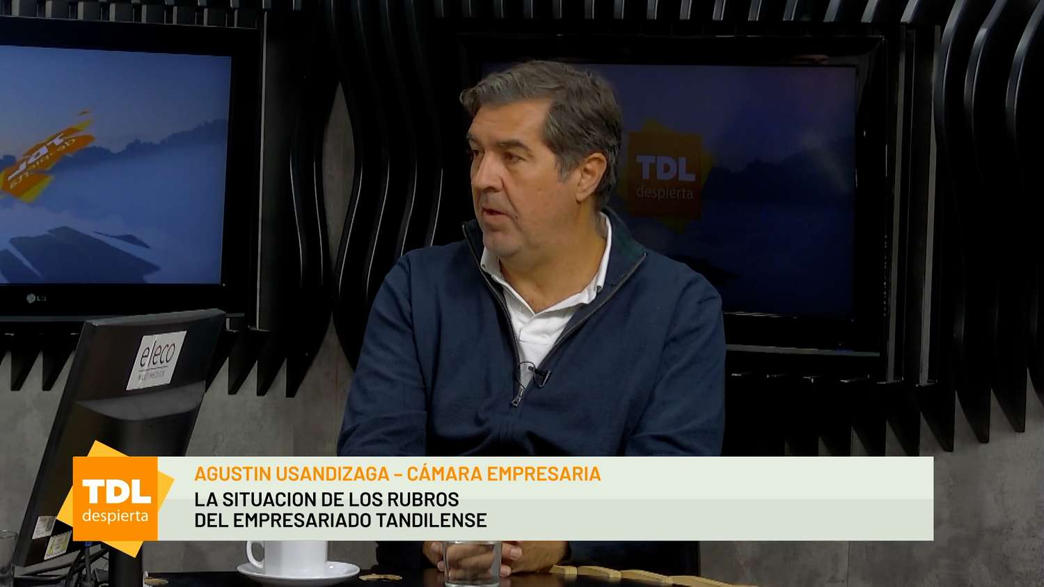Agustín Usandizaga en Tandil Despierta por la 104.1 Tandil FM y ECO TV.