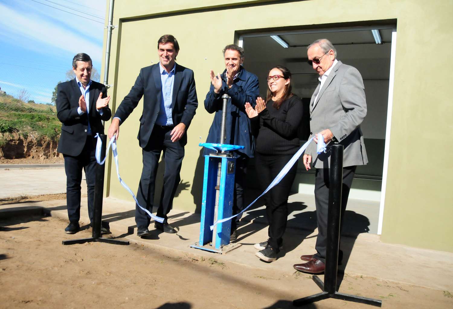 Con el ministro Katopodis, inauguraron la cisterna de La Movediza para beneficiar a más de 8 mil vecinos
