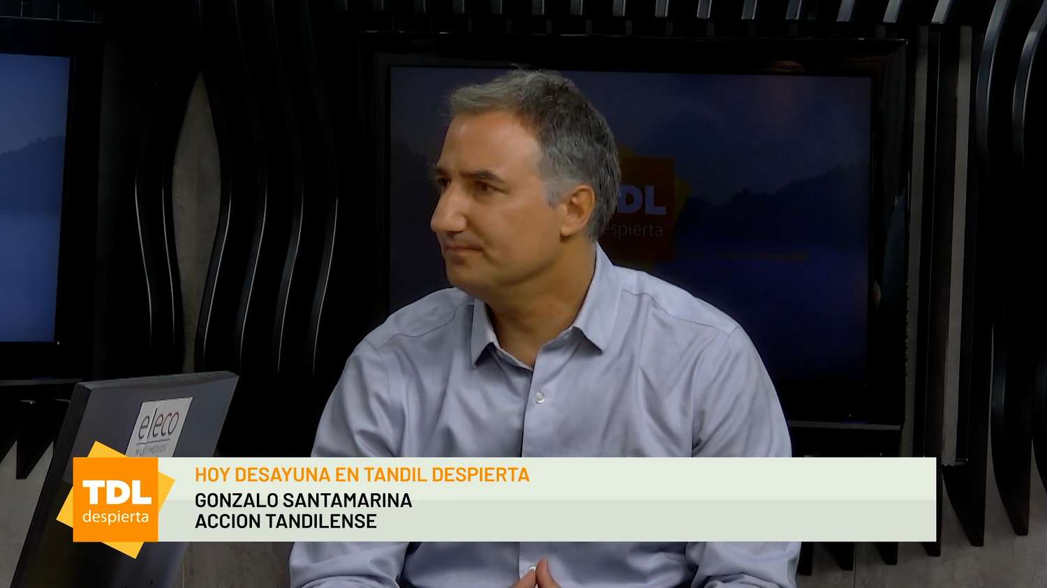 Gonzalo Santamarina en Tandil Despierta por la 104.1 Tandil FM y ECO TV.
