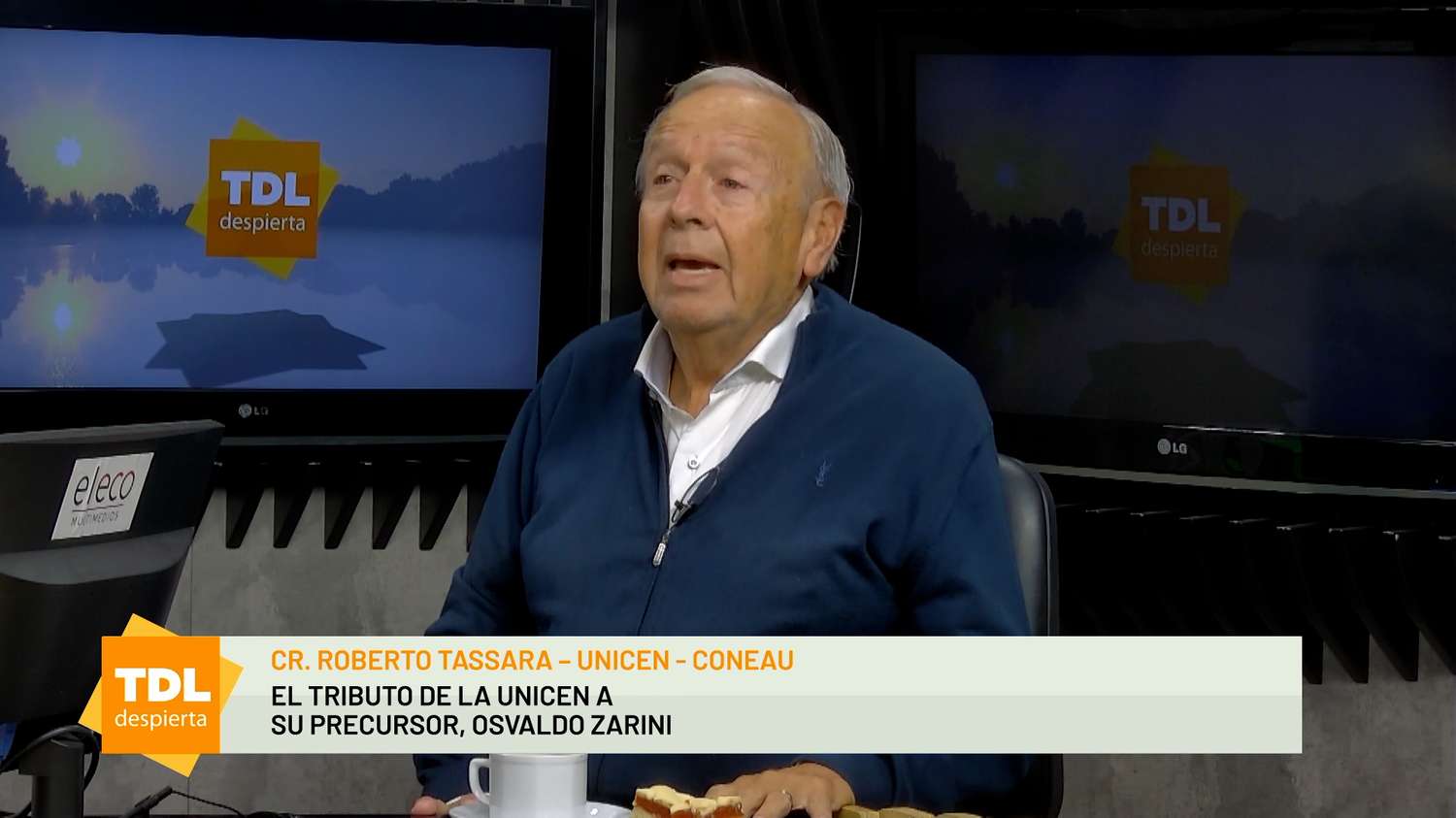 Roberto Tassara en Tandil Despierta por la 104.1 Tandil FM y ECO TV.