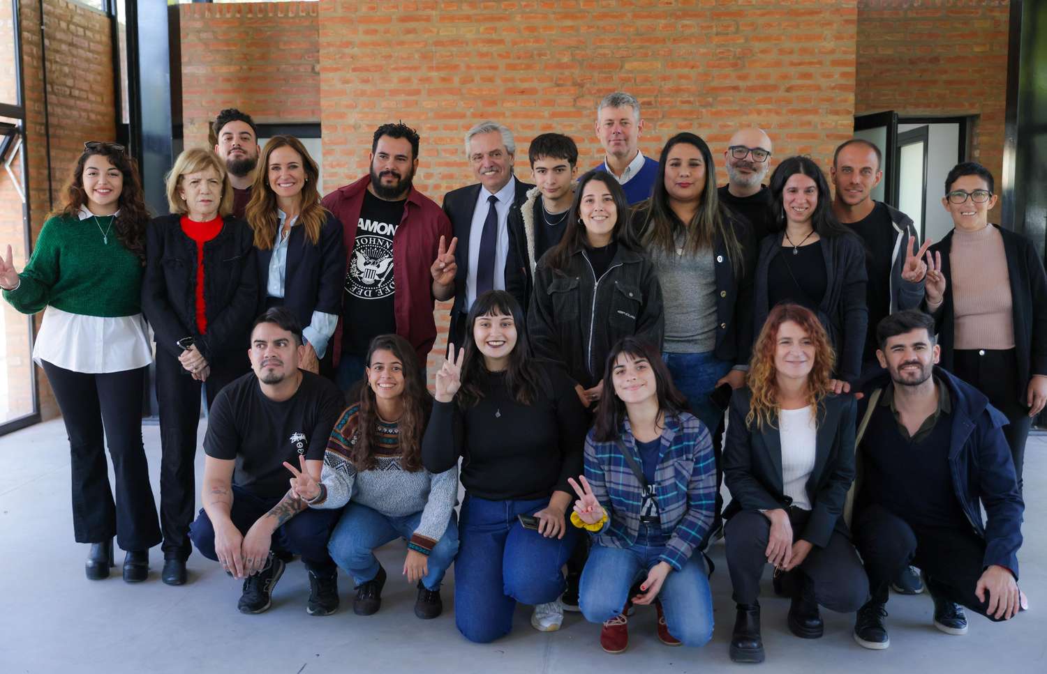 El Presidente participó de la inauguración de la Escuela Judicial Manuel Dorrego y de aulas María Remedios del Valle en la Universidad Nacional de Lanús.