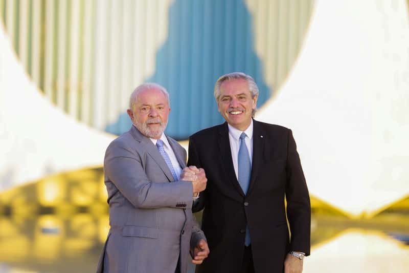 Lula y Alberto Fernández.
