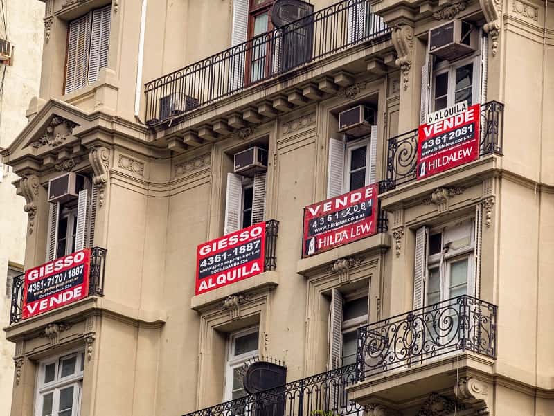 Las cotizaciones de los inmuebles en la ciudad de Buenos Aires siguen en baja