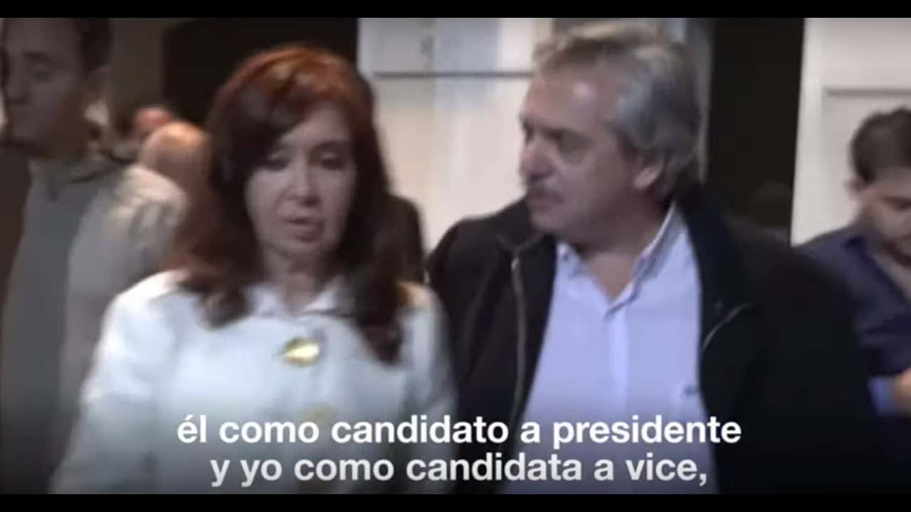 Se cumplen cuatro años del anuncio de la fórmula presidencial Alberto Fernández y Cristina Kirchner