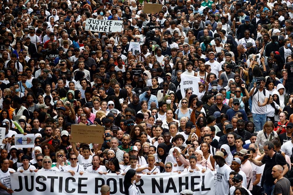 Francia fue escenario de marchas masivas en homenaje a Nahel.