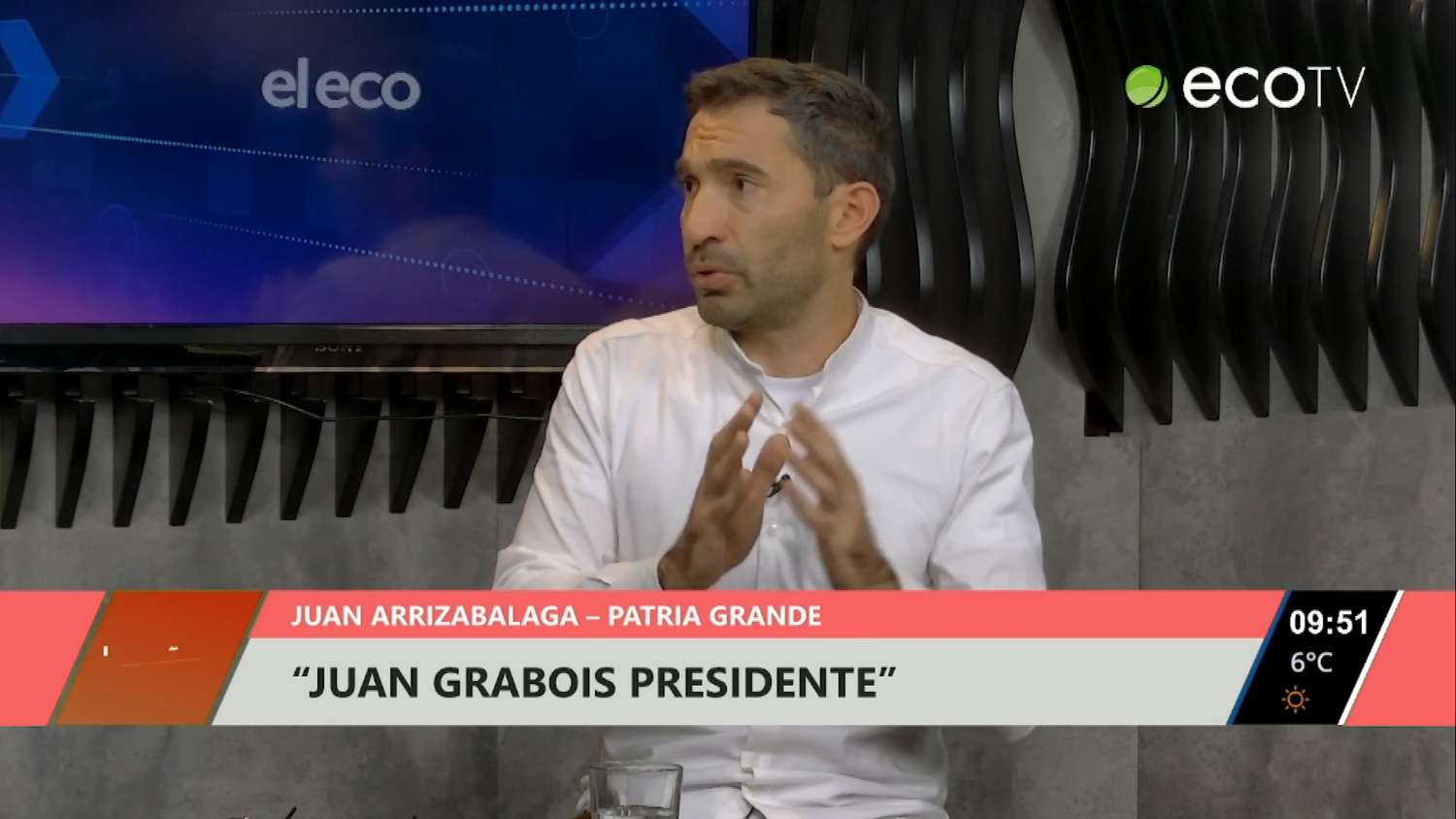 Arrizabalaga respaldó la candidatura presidencial de Juan Grabois