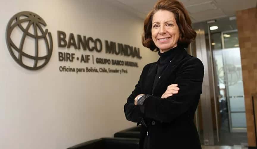 Marianne Fay, directora del Banco Mundial para Argentina, Paraguay y Uruguay.
