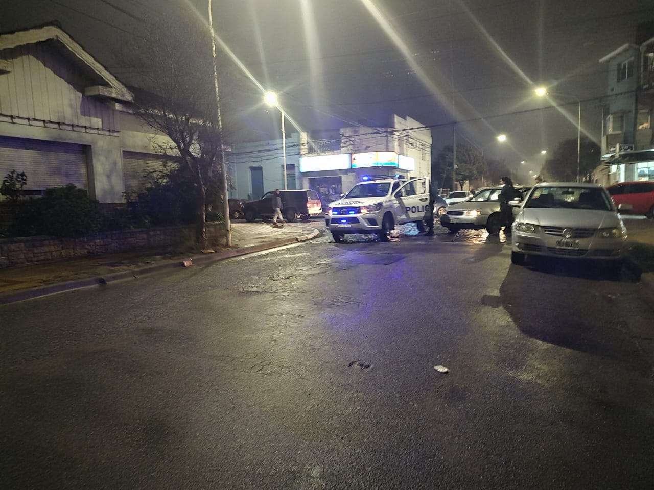 El accidente se produjo este martes, alrededor de las 18, en la esquina de Montevideo y Alem.