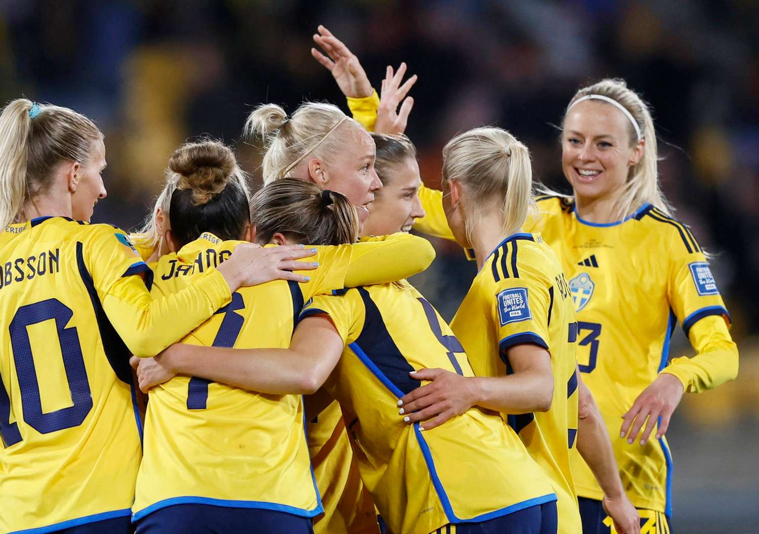 Suecia, próximo rival de Argentina, hizo cinco goles