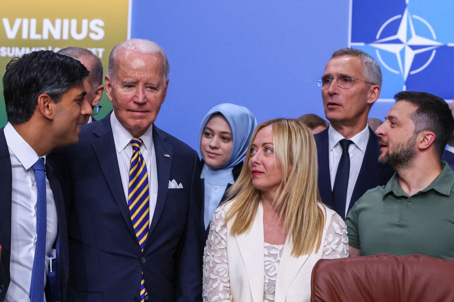 Líderes del G7 se reunieron con el mandatario ucraniano.