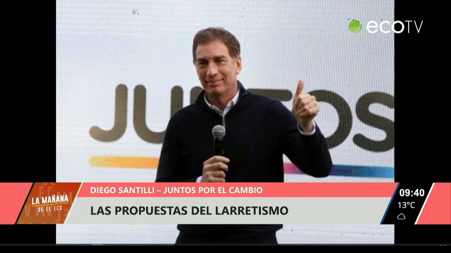 Las propuestas de Diego Santilli para la provincia