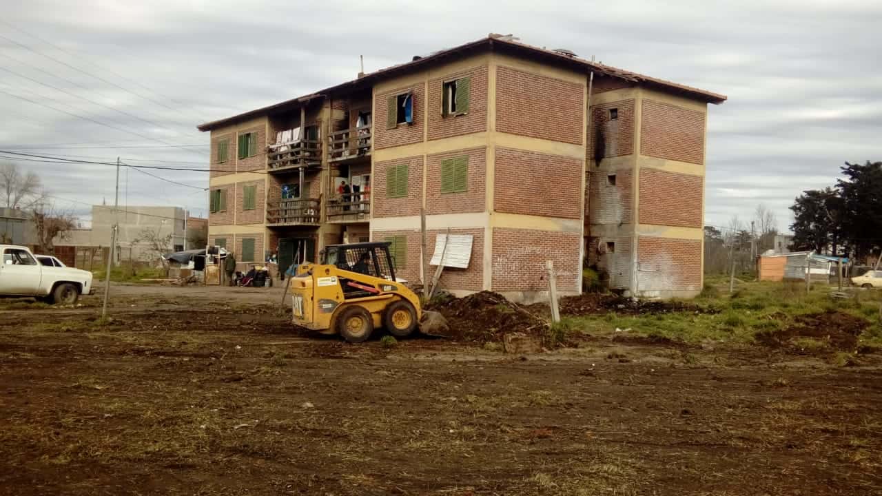 Comenzaron las obras de readecuación edilicia y mejoramiento habitacional en el edificio Tarraubella