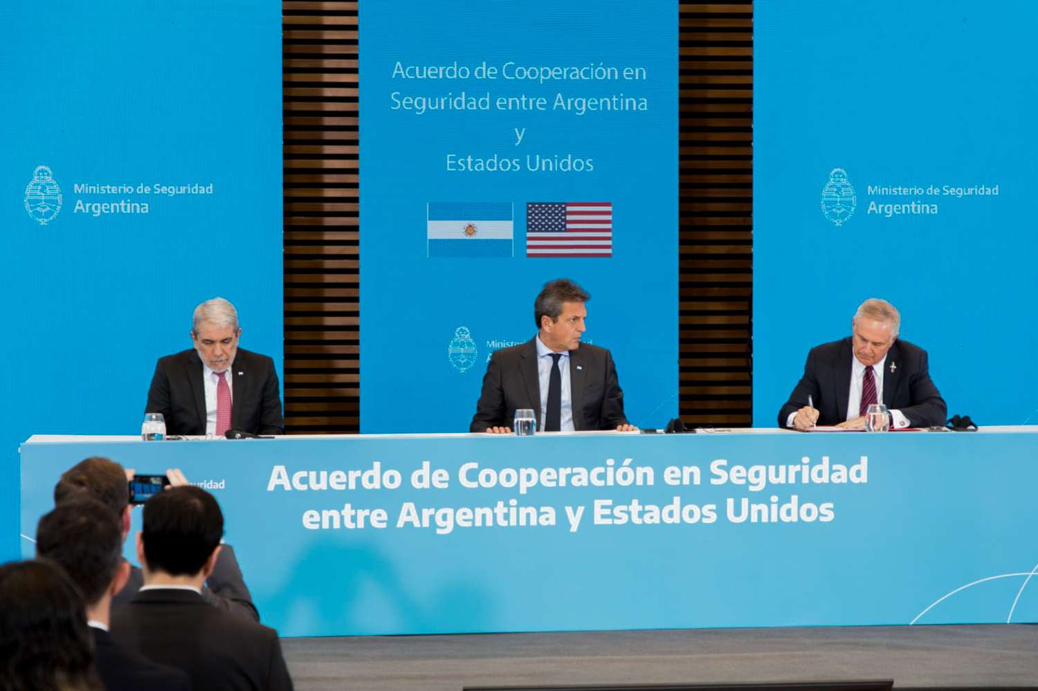 Argentina firmó un acuerdo de seguridad y colaboración mutua con Estados Unidos