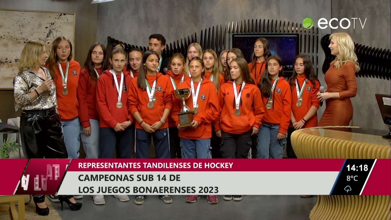Campeonas Sub 14 de Hockey en los Juegos Bonaerenses
