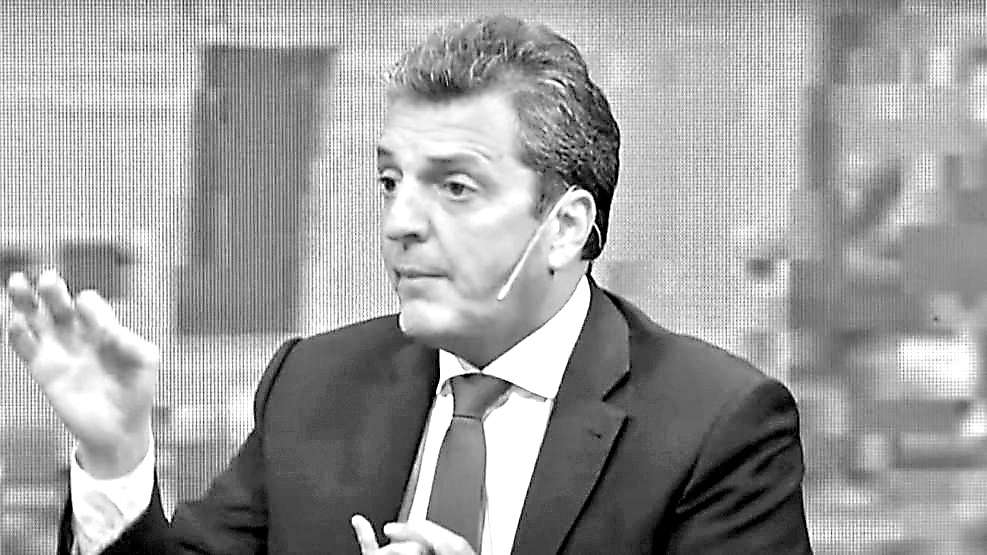 Sergio Massa, ministro de Economía y candidato presidencial.