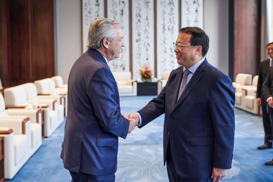 El Presidente se reunió con empresarios y el alcalde de Shanghái en su tercer día de visita a China