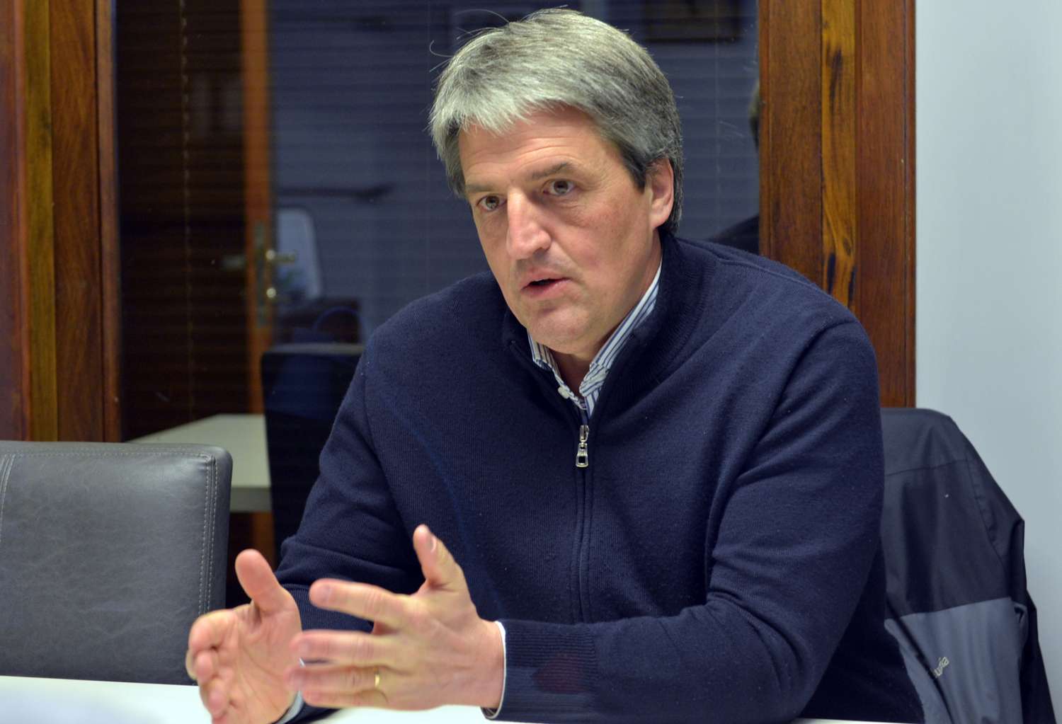 El excandidato a intendente Marcos Nicolini compartió su análisis político sobre el presupuesto.