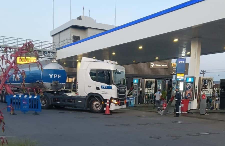 Llegó el abastecimiento de combustible a las YPF de Tandil.