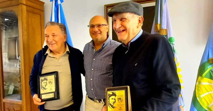 Omar Baudo y Tulio Crespi fueron reconocidos por el Municipio de Balcarce