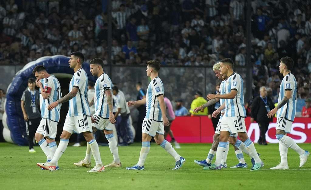 Argentina se entrenó el día después de la derrota en La Bombonera.