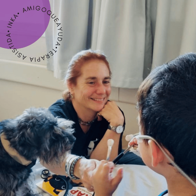 Intervenciones asistidas con perros en el Hospital de Niños